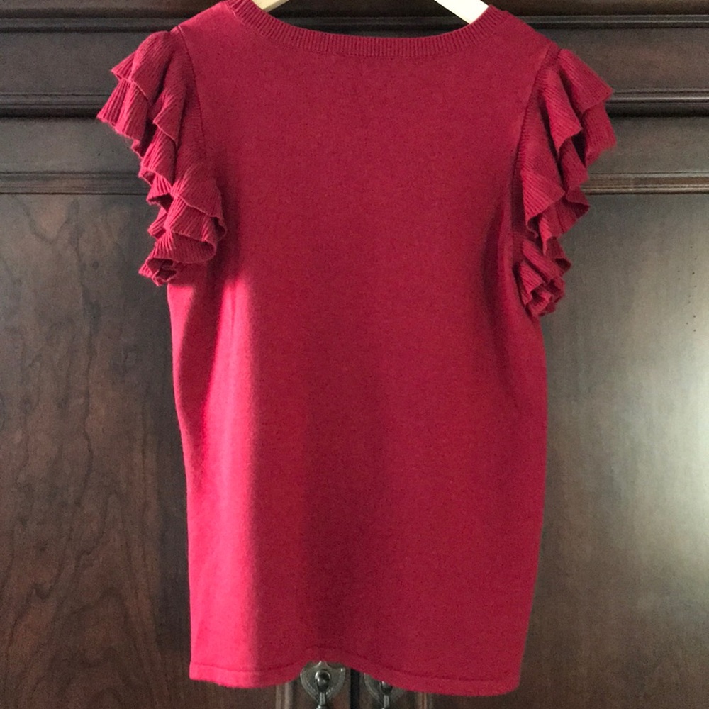 INC Ruffle Sleeve Sweater - Picture 5 of 5
